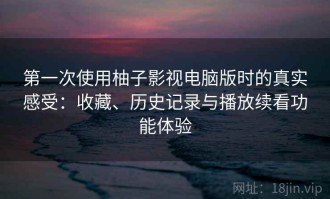 第一次使用柚子影视电脑版时的真实感受：收藏、历史记录与播放续看功能体验