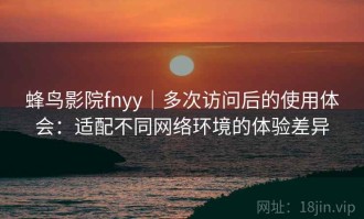 蜂鸟影院fnyy｜多次访问后的使用体会：适配不同网络环境的体验差异