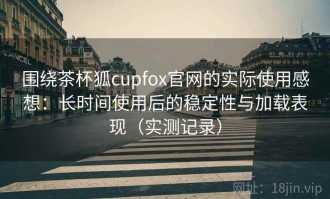 围绕茶杯狐cupfox官网的实际使用感想：长时间使用后的稳定性与加载表现（实测记录）