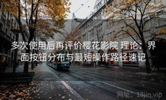 多次使用后再评价樱花影院 理论：界面按钮分布与最短操作路径速记