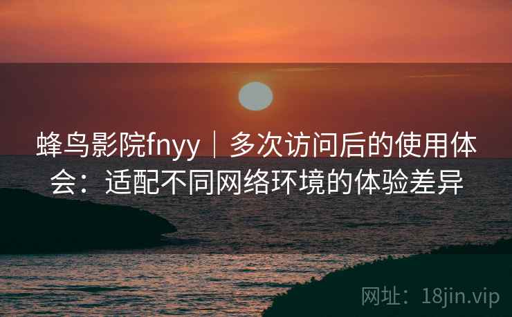 蜂鸟影院fnyy｜多次访问后的使用体会：适配不同网络环境的体验差异