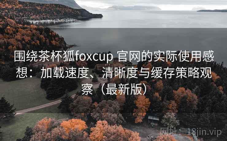 围绕茶杯狐foxcup 官网的实际使用感想：加载速度、清晰度与缓存策略观察（最新版）