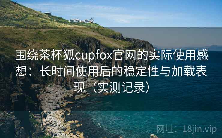 围绕茶杯狐cupfox官网的实际使用感想：长时间使用后的稳定性与加载表现（实测记录）